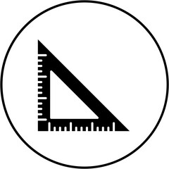 Triangular Ruler Icon