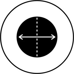 Diameter Icon
