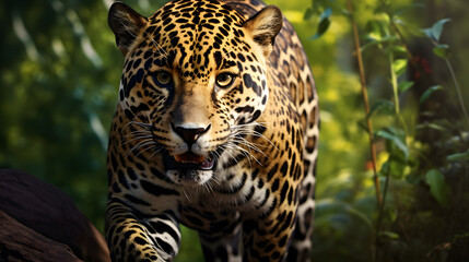 realistic photography of leopard