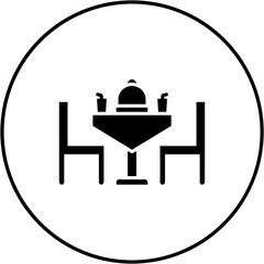 Dining table Icon