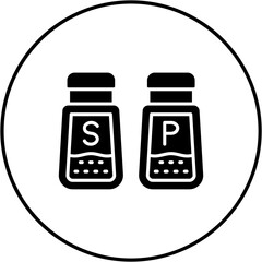 Salt and pepper Icon