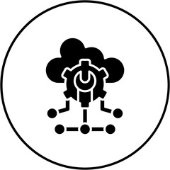 Cloud computing Icon