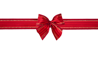 red bow isolated