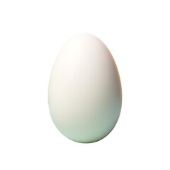 Hardboiled egg on transparent background