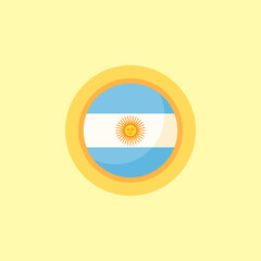 Argentina - Circular Flag
