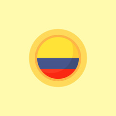 Colombia - Circular Flag
