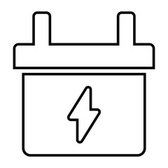 Battery, power, energy icon