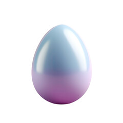 Obraz premium Colorful Easter egg against transparent background
