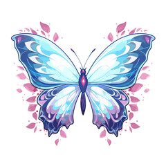 Obraz na płótnie Canvas Illustration mascot logo butterfly