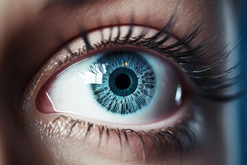 Fototapeta premium close up of a female eye