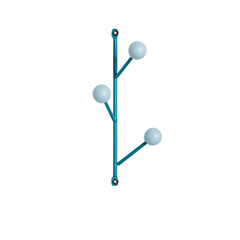 iron with hook cut out isolated transparent background