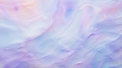 Creamy iridescent paint texture background.