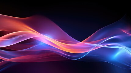 Fototapeta premium Abstract background with glowing lines