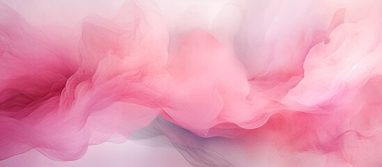 Abstract pink watercolor background with color splash design