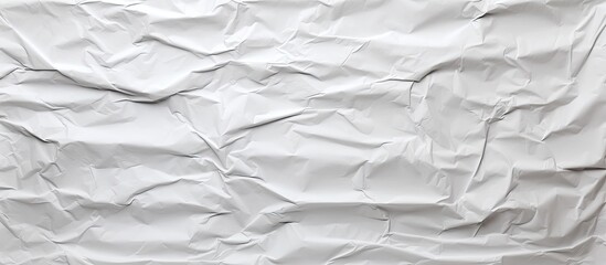 Obraz premium White paper with a wrinkled grunge texture as its background
