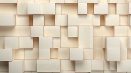Ivory Cubes Wall Background