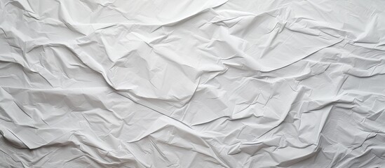 Obraz premium White paper with a wrinkled grunge texture as its background