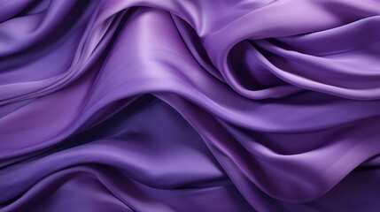 Purple Silk Waves