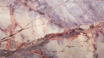 Stone surface texture of speckled quartzite in hues of red, purple and gray.