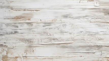 Aged white wooden texture with crackled paint.  