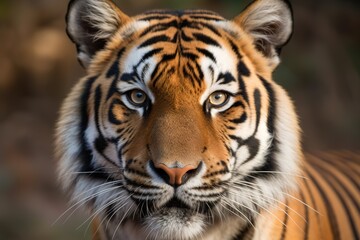 Bengal Tiger Closeup Profile