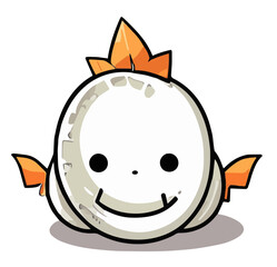 Cute Halloween Pump King Vector