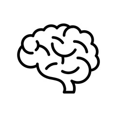 Brain icon vector on trendy style for design and print