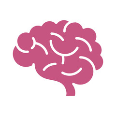Brain icon vector design on trendy style