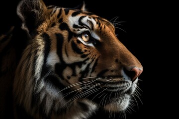 Obraz premium View of tiger in nature