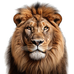 Lion close-up generative ai
