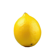 transparent background with a lemon