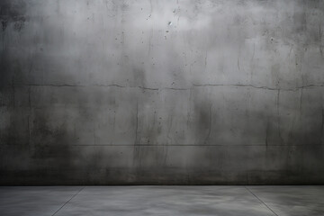 The texture of the concrete wall. Gray wall, stone wall. Uniform gray background.
