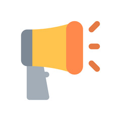 megaphone loud icon flat style vector