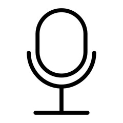 Old Style Mic Vector