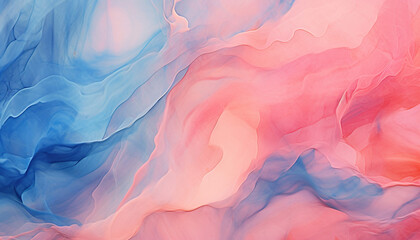 Fototapeta na wymiar mesmerizing abstract liquid ink flow swirls, gradients, background pattern, purple orange blue red