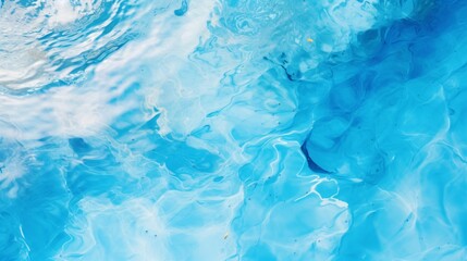 Fototapeta na wymiar arrière plan graphique texture d'eau de piscine avec effet de caustique, illustration ia générative