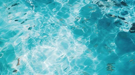 Obraz premium arrière plan graphique texture d'eau de piscine avec effet de caustique, illustration ia générative