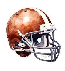 American football helmet illustration