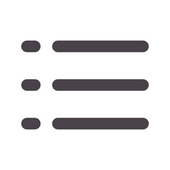 Obraz premium list flat line icon