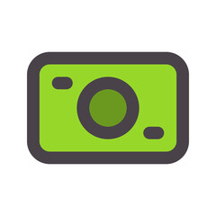 money flat line icon