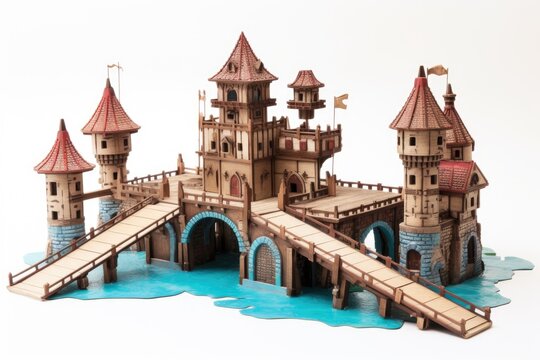 Toy castle with best sale drawbridge
