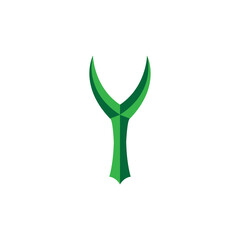Y letter logo design vector