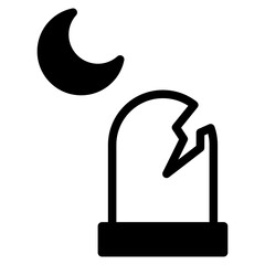 moon with broken grave dualtone