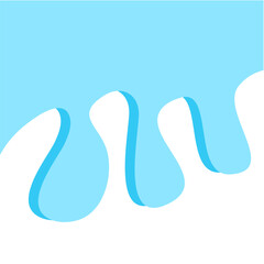 Illustration of paint drops