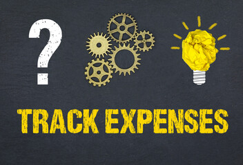 Obraz premium Track expenses 