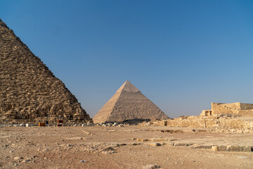 Pyramides in Cairo