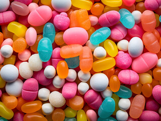 Fototapeta na wymiar Multicolor Candy Collection