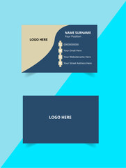 Naklejka na ściany i meble Vector creative business card Design.