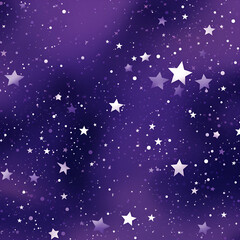 Obraz na płótnie Canvas starry night sky cartoon illustration 