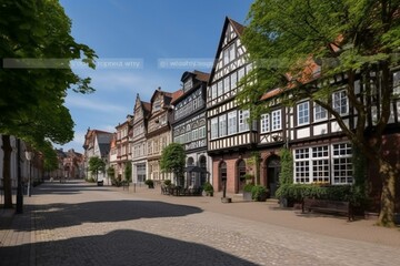 Fototapeta na wymiar City in Lower Saxony, Germany. Generative AI